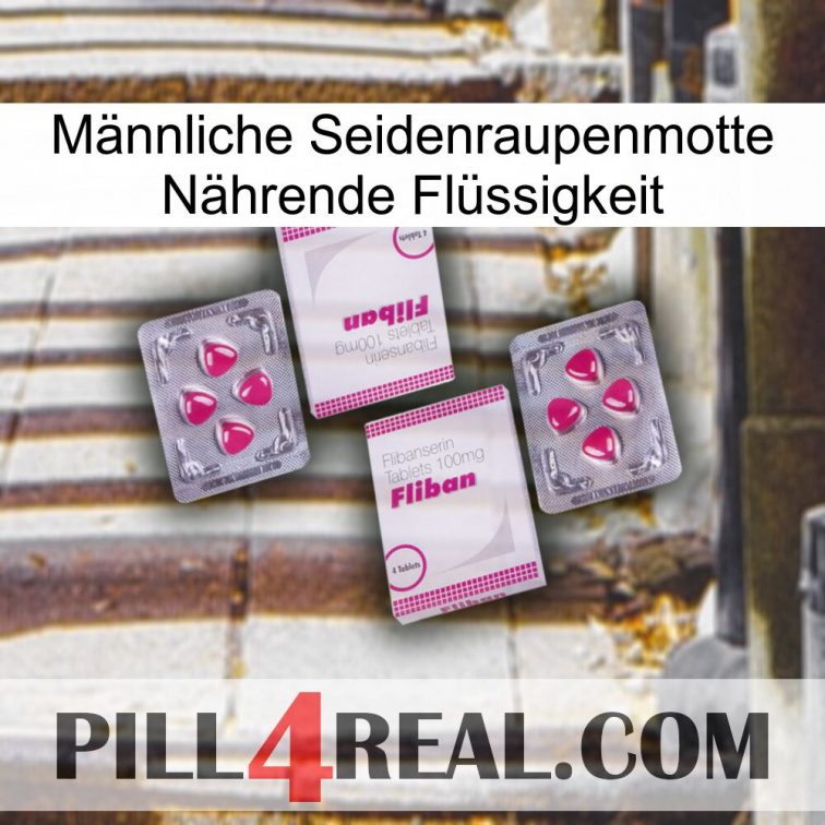 Männliche Seidenraupenmotte Nährende Flüssigkeit 33